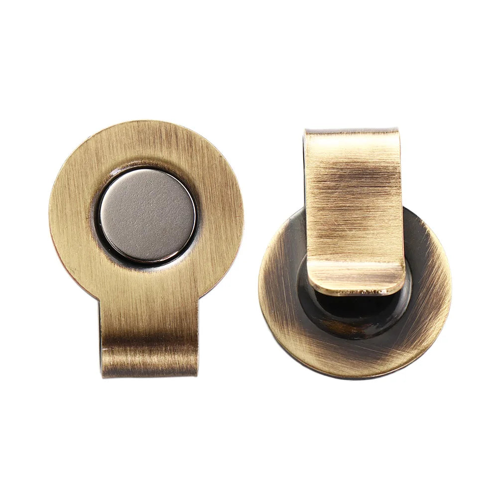 Magnetic Golf Ball Marker & Hat Clip – 20/25mm Metal Cap Clip Golf Ball Marker PLUSH 20cm brown