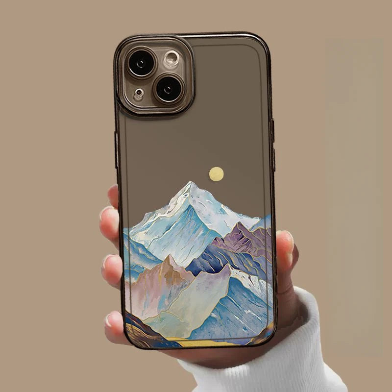 Annapurna II Sunrise iPhone Case – Silicone Cover All Models Silicone Phone Case PLUSH For iPhone 17 ProMax style 6