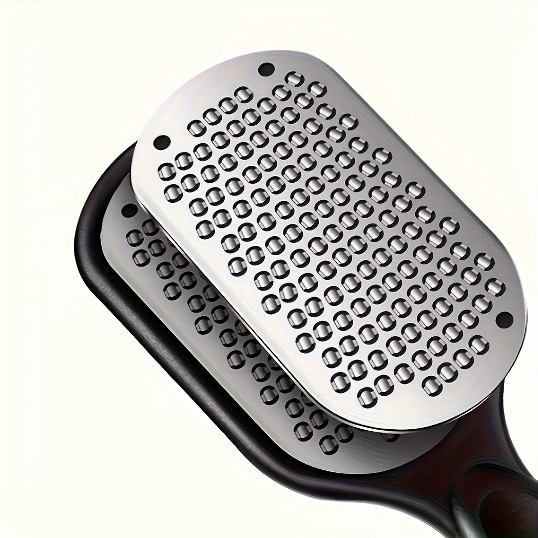 Stainless Steel Foot File & Rasp – Heavy-Duty Pedicure Tool Foot Rasp File PLUSH