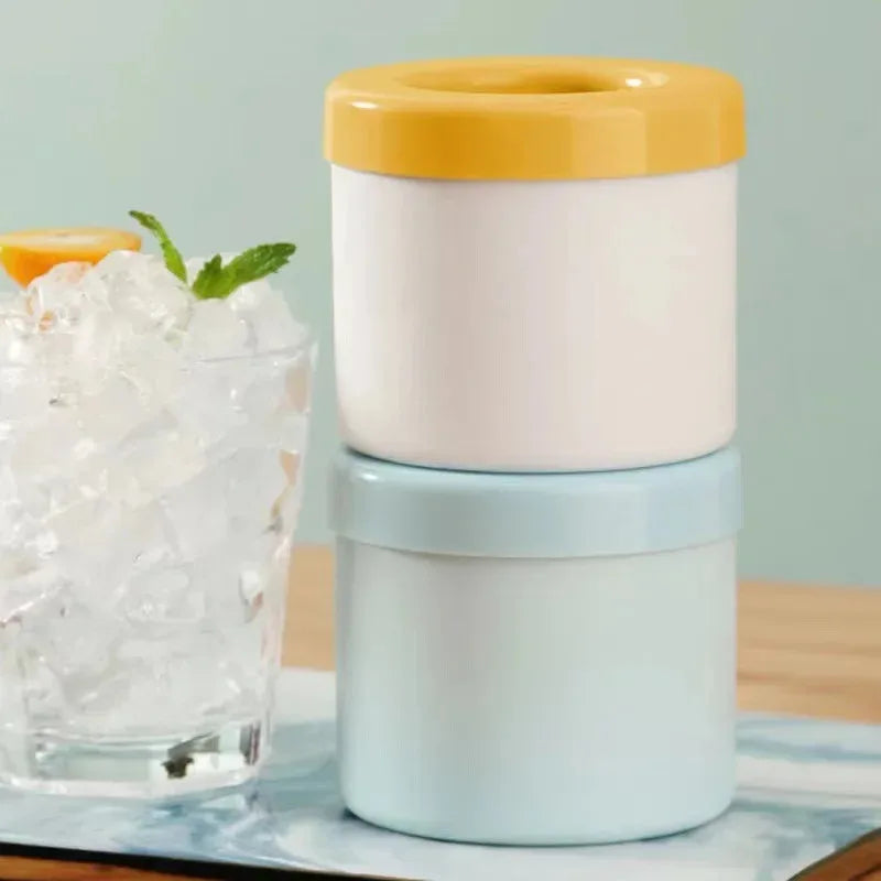 Silicone Ice Bucket Cup Mold – Creative Ice Cube Tray Maker Silicone Ice Mold PLUSH
