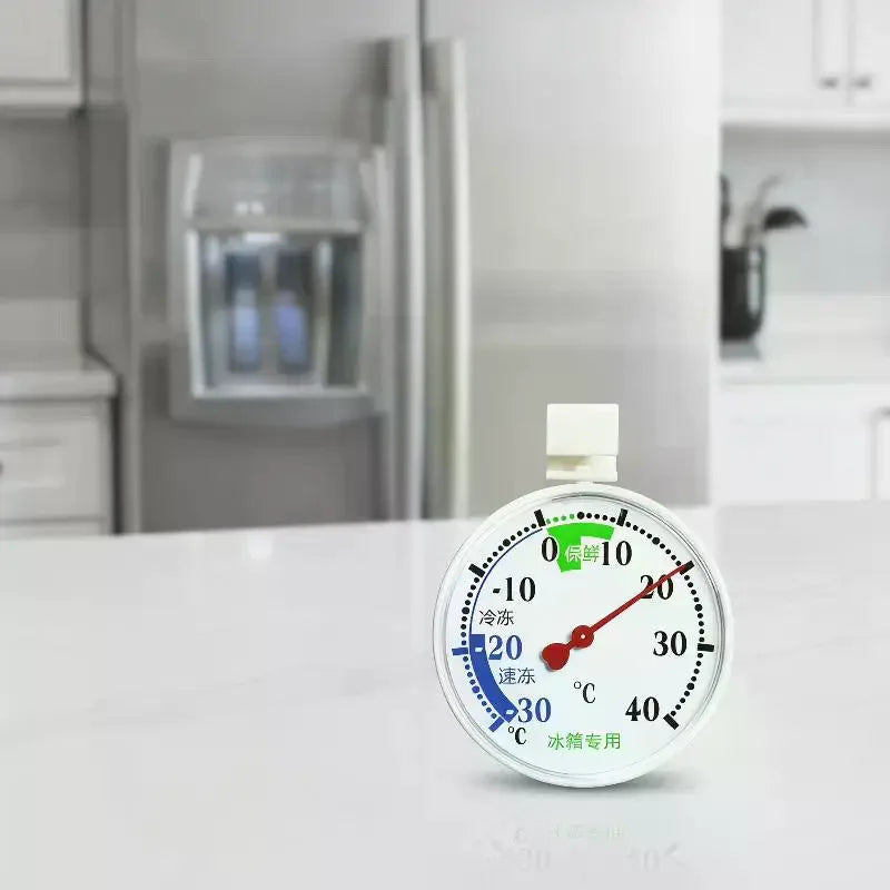 Fridge & Freezer Thermometer – Waterproof, Mercury-Free, ±1°C Refrigerator Thermometer PLUSH