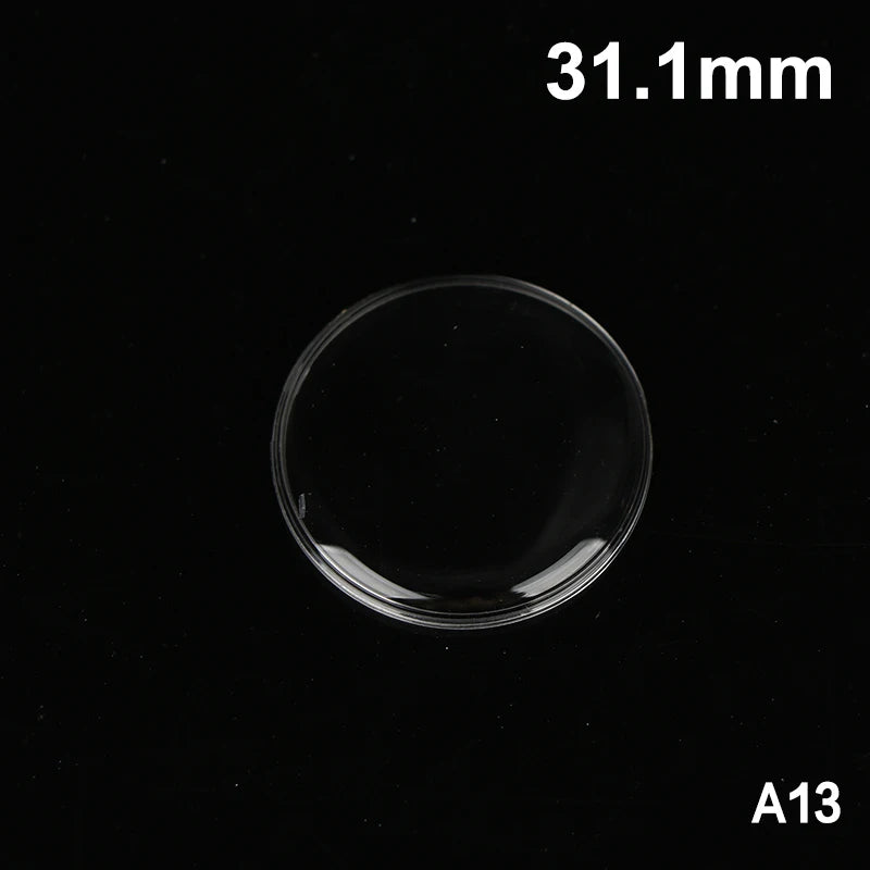 28mm–32.2mm Acrylic Watch Crystal Lens – Mirror Finish Cover Watch Crystal Lens PLUSH A13