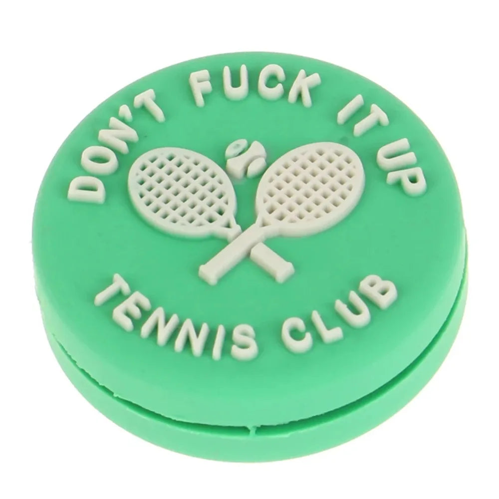 Silicone Tennis Racket Vibration Dampener – 4 Colors Tennis Dampener PLUSH green