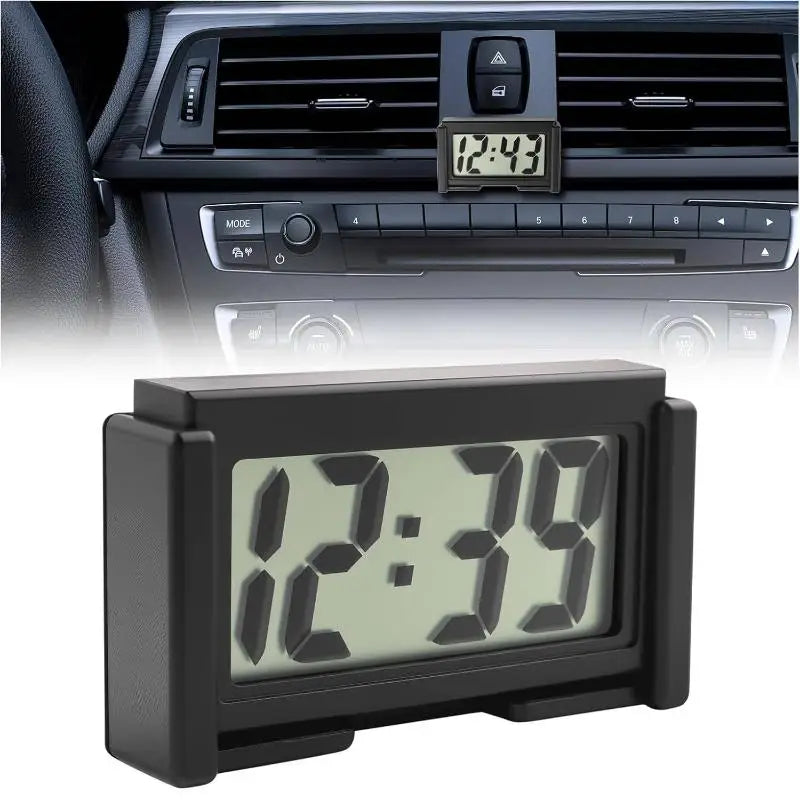 Mini Car Dashboard Digital Clock – LCD Time & Date Display Car Dashboard Clock PLUSH Default Title