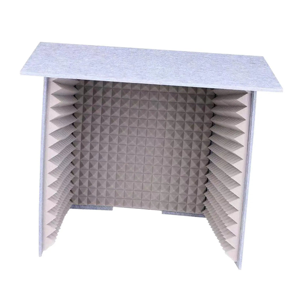 Portable Desktop Soundproof Booth – Vocal Recording Studio Box Desktop Recording Booth PLUSH