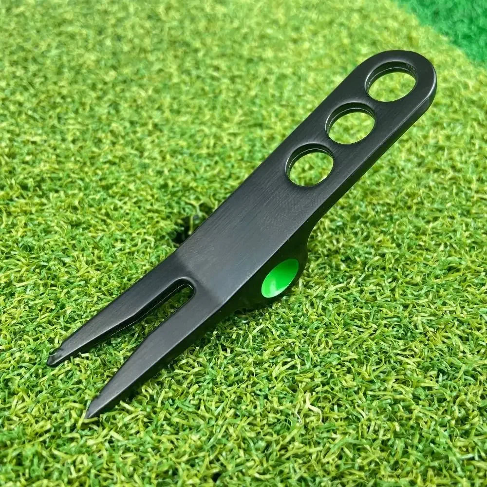Zinc Alloy 3-Prong Golf Divot Repair Tool | Pitch Fork Gift Golf Divot Tool PLUSH D