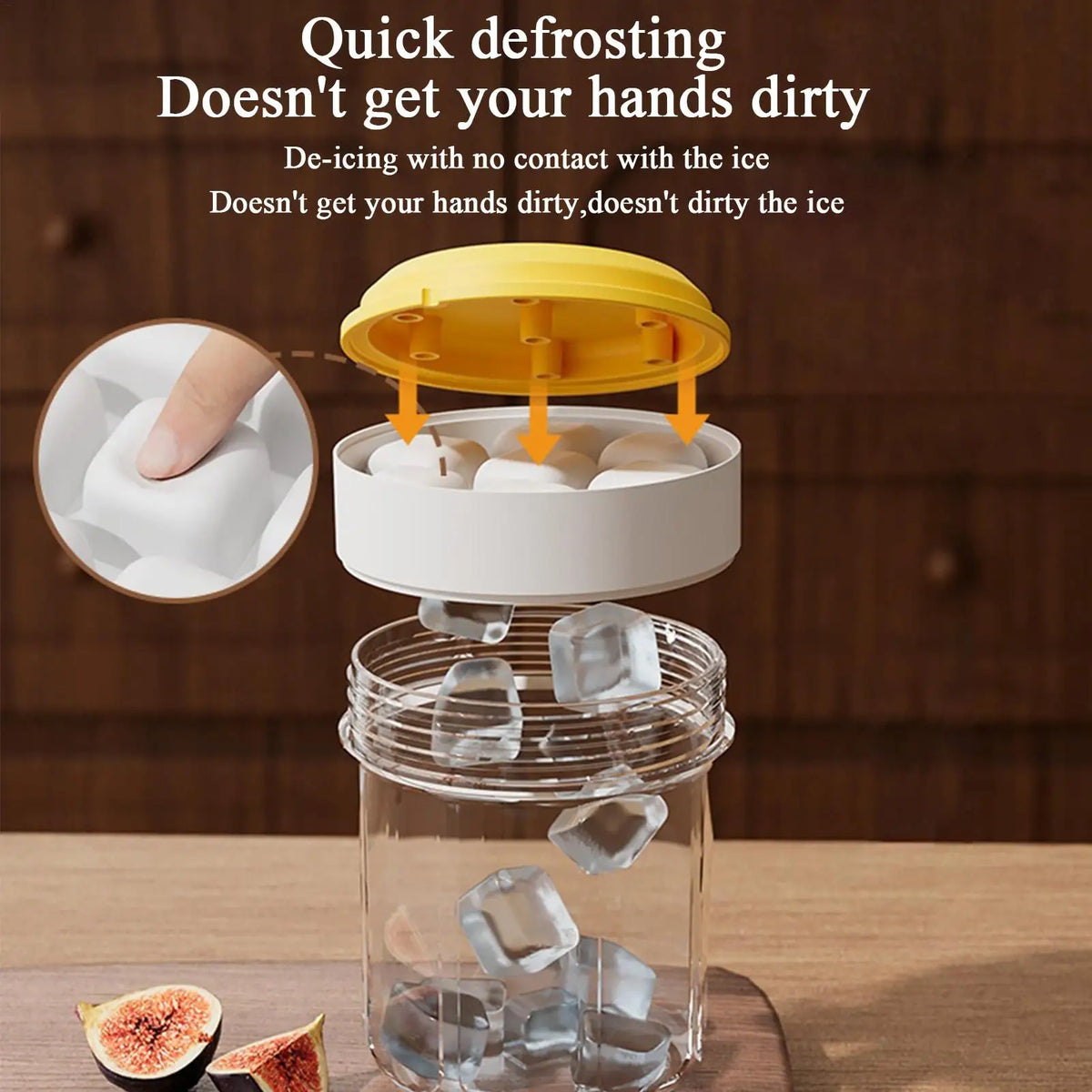 2-in-1 Ice Making Bottle & Cold Brew Coffee Mug 400ml Ice Making Bottle PLUSH