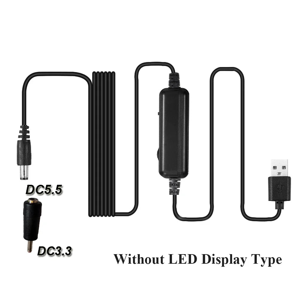 LED USB Power Cord for Nail Drill – Adjustable Speed & Direction Nail Drill Accessory PLUSH Ordinary-3.5