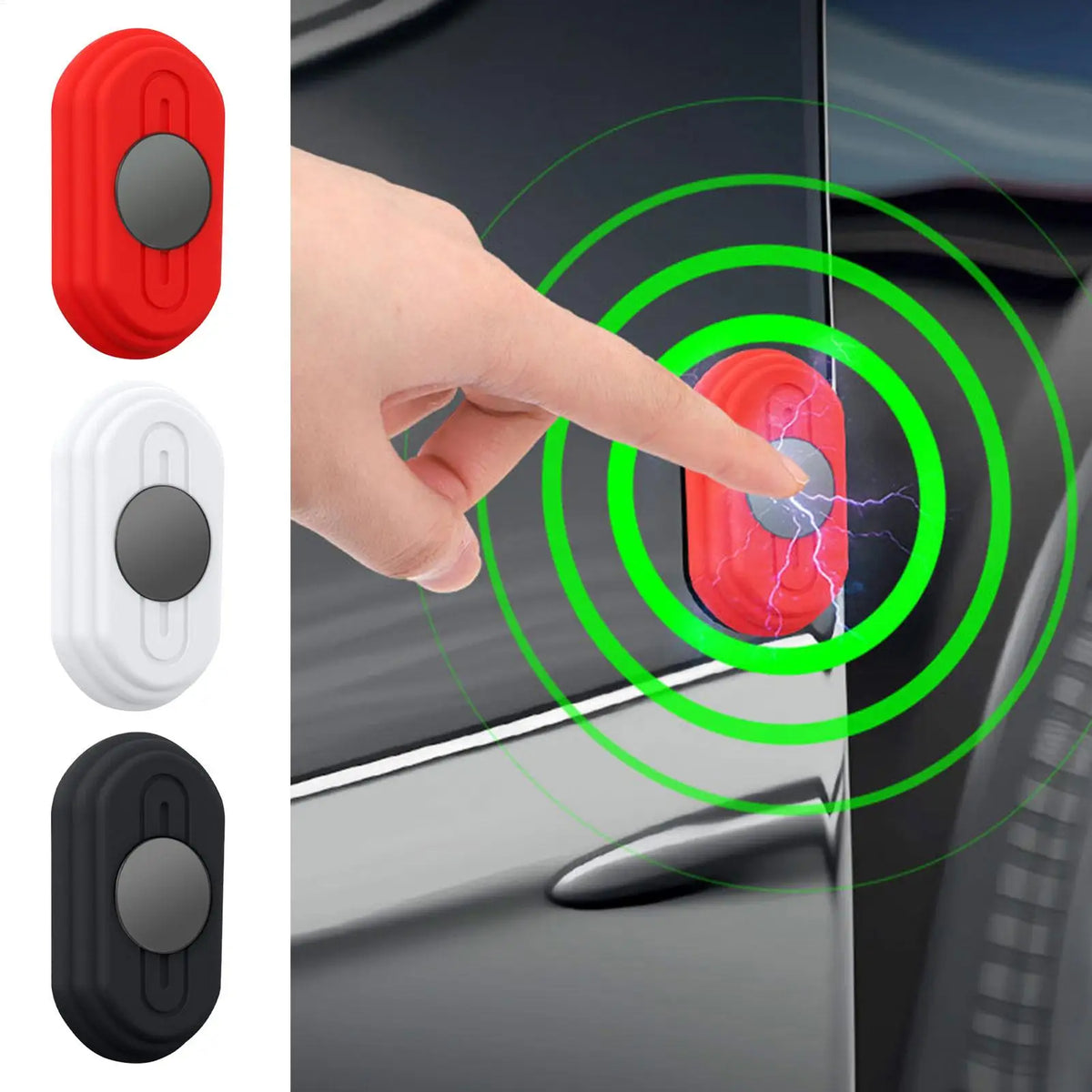 Car Door Edge Guard & Static Eliminator – 2pcs Silicone Car Door Protector PLUSH
