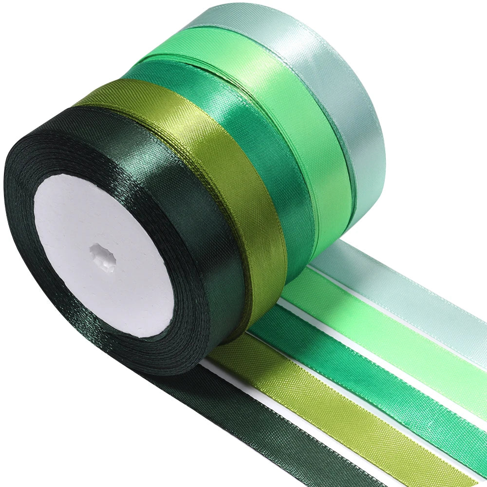 Multicolor Satin Ribbons 15/25mm – Wedding & DIY Crafts 3-7 Rolls Satin Craft Ribbon PLUSH 15mm 04 x 5rolls 25yards x 1roll