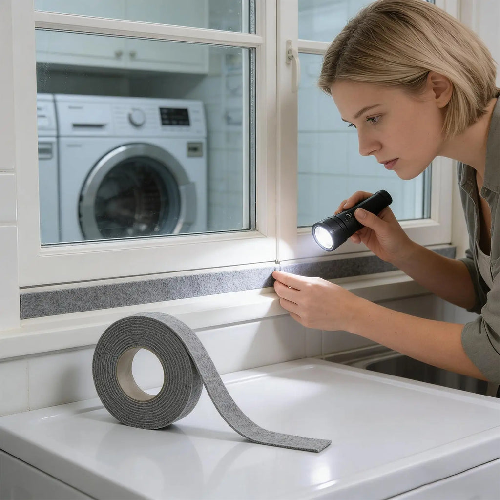 Self-Adhesive Felt Tape Anti-Condensation Window Door Strip Window Seal Strip PLUSH