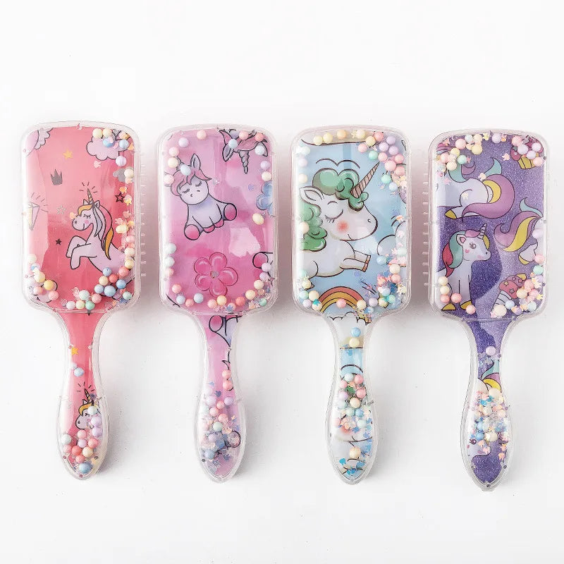 Unicorn Hair Brush – Anti-Static Detangling Massage Comb Detangling Hair Brush PLUSH