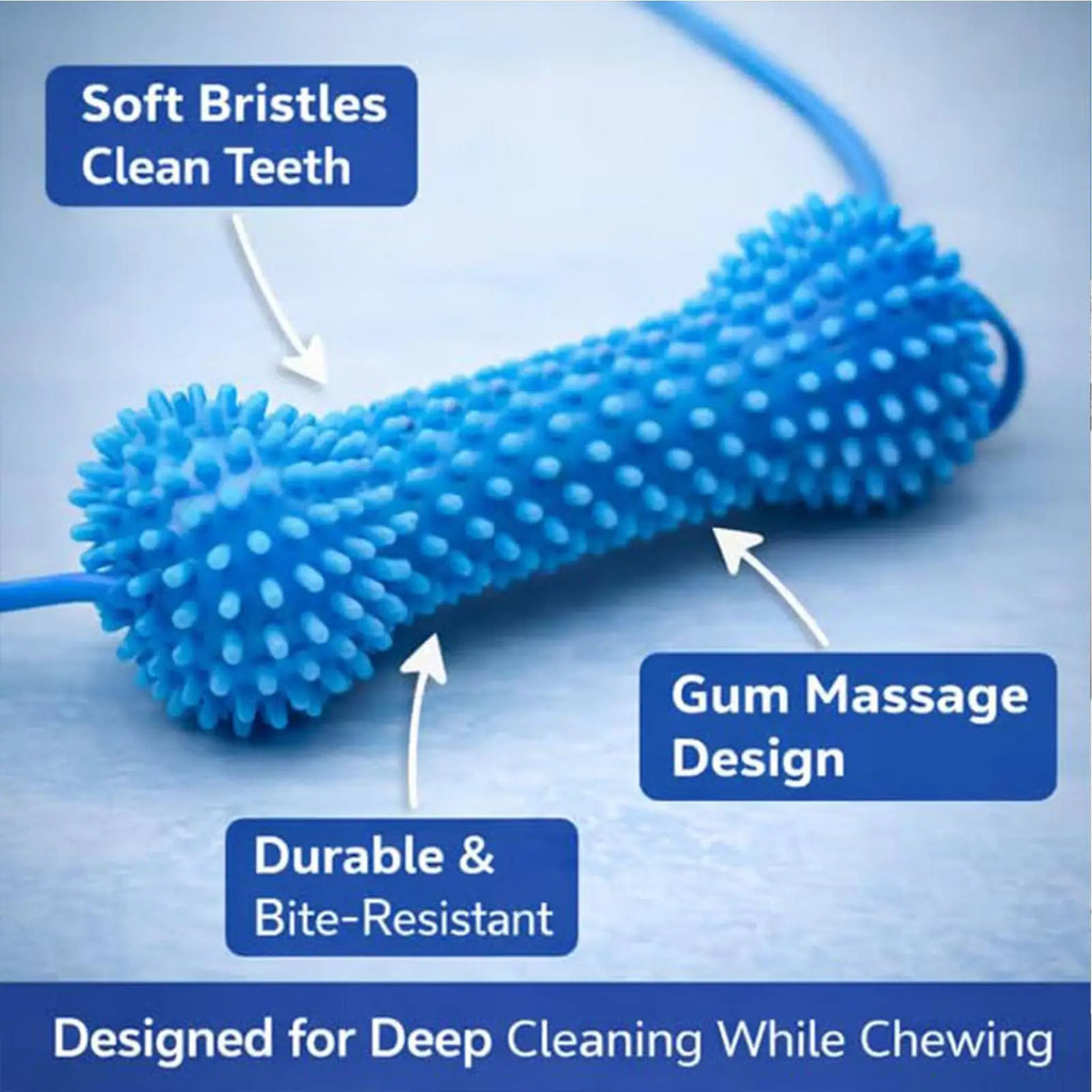 Dog Dental Chew Toy – Rubber Teeth Cleaning Stick for Dogs Dog Dental Chew Toy PLUSH
