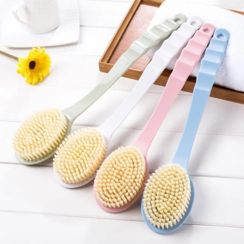 Long Handle Bath Brush – Soft Body Scrubber & Exfoliator Bath Scrub Brush PLUSH