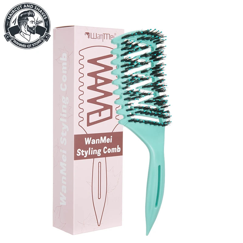 Curl Defining Vented Brush for Curly & Wavy Hair Styling Curl Styling Brush PLUSH