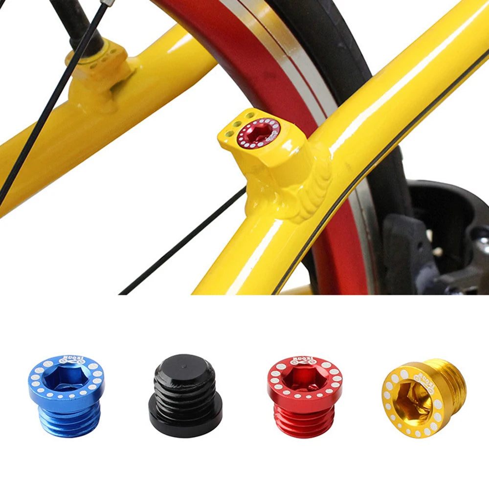 M10×1.25 Aluminum V Brake Post Plug Screws – 4pcs Bike Bicycle Brake Parts PLUSH