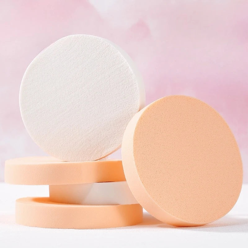 Round Soft Foundation Sponge Puff – Wet & Dry Makeup Tool Makeup Sponge Puff PLUSH