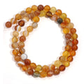 Natural Agate Stone Round Spacer Beads 6/8/10mm – DIY Jewelry Stone Spacer Beads PLUSH 6mm 01