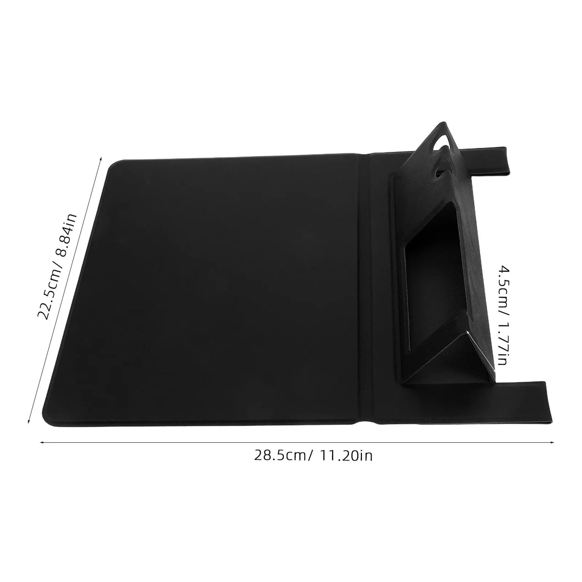 Foldable PU Laptop Mouse Pad with Phone & Pen Holder Foldable Mouse Pad PLUSH