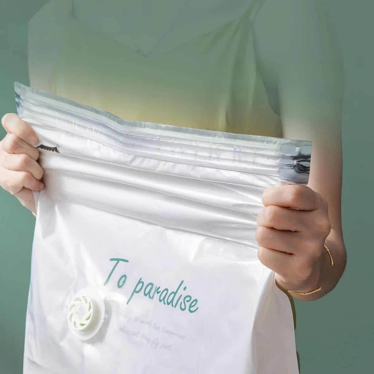 TAILI No-Pump Vacuum Storage Bags – Large Compression Bags Vacuum Storage Bags PLUSH