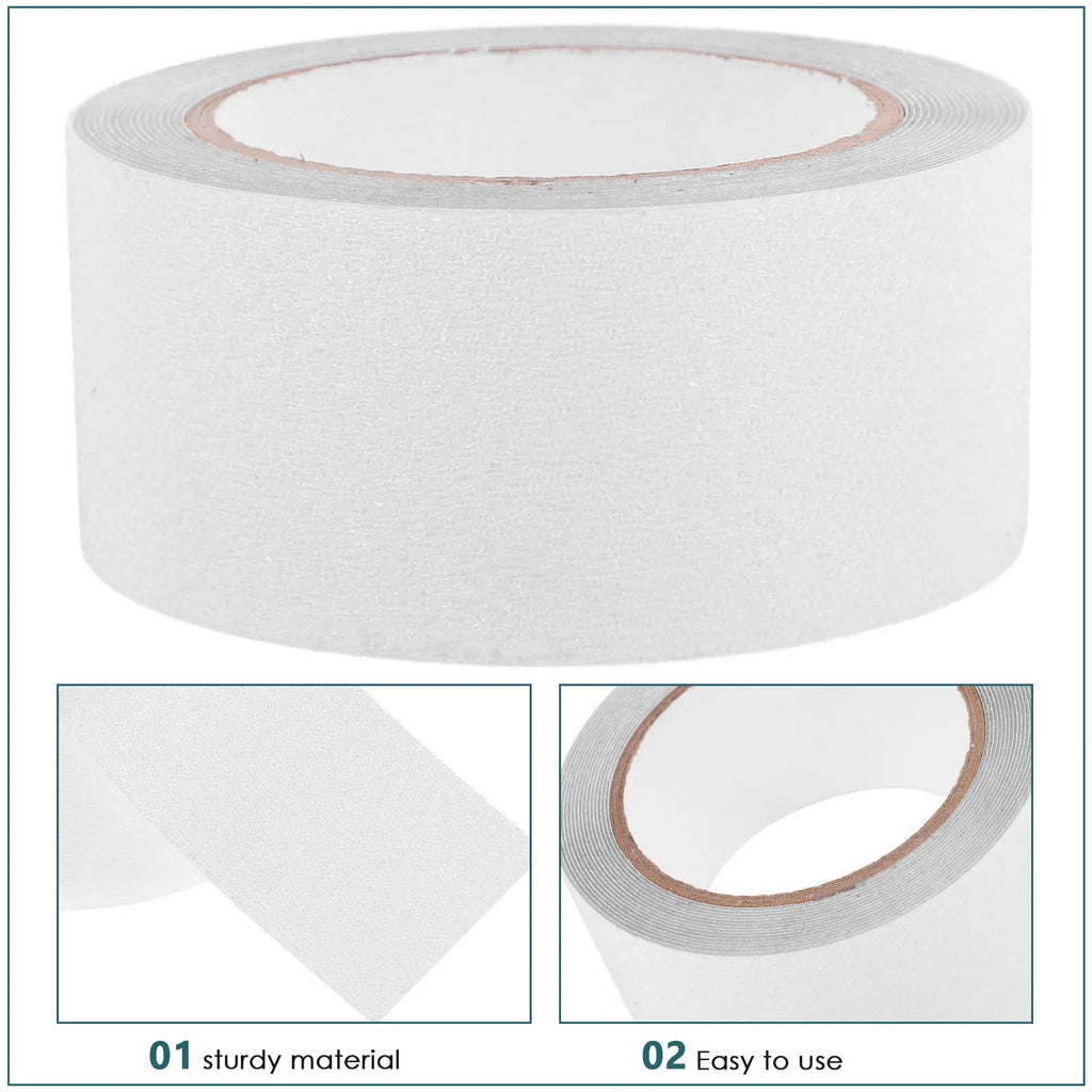 Anti-Slip Safety Tape Roll – Non-Skid Stair Treads Indoor & Outdoor Anti-Slip Safety Tape PLUSH