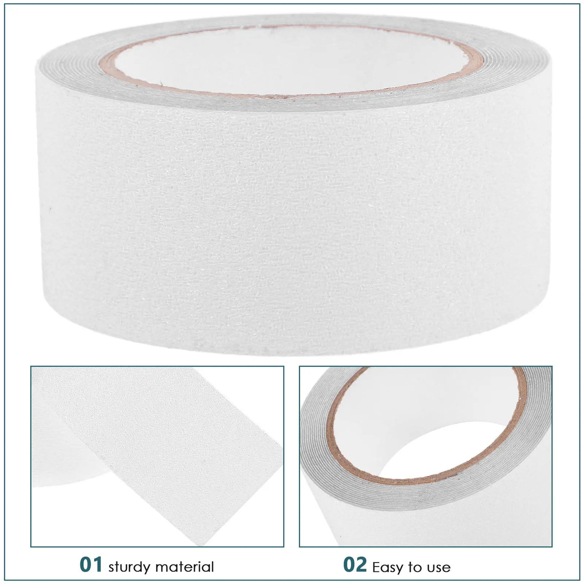 Anti-Slip Safety Tape Roll – Non-Skid Stair Treads Indoor & Outdoor Anti-Slip Safety Tape PLUSH