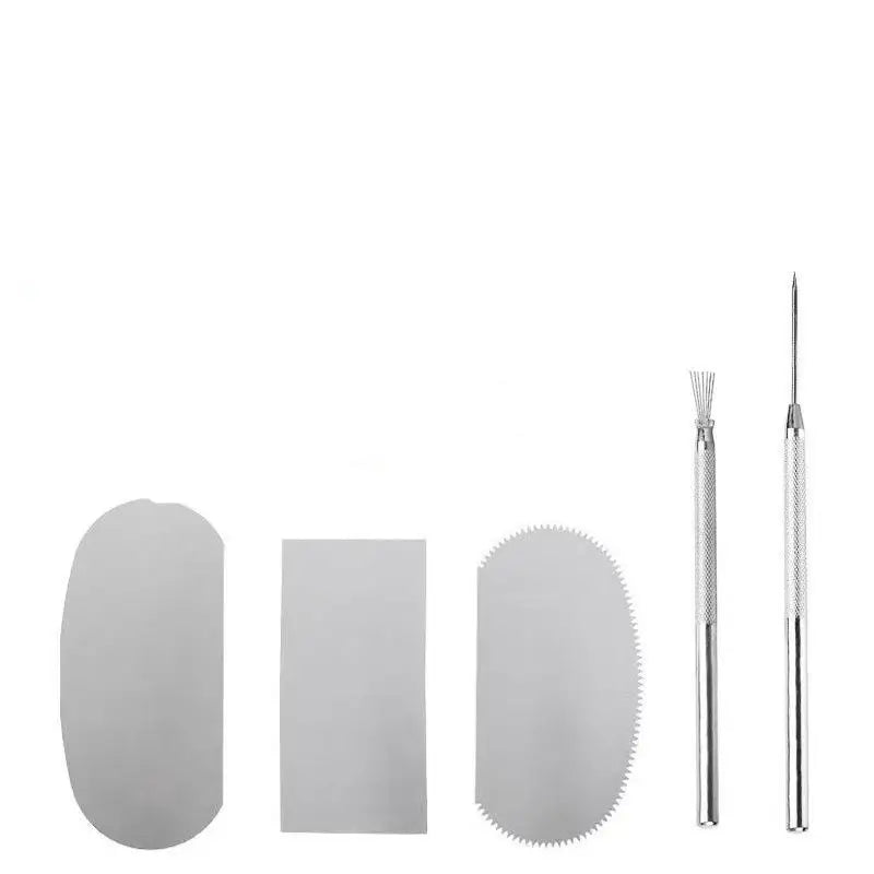 BPA-Free Silicone Scraper Set 3–10 Pcs | Kitchen Baking Tool Silicone Scraper Set PLUSH 5PCS