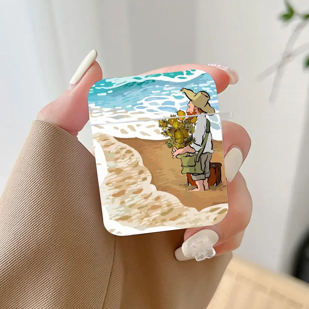 Van Gogh Art AirPods Case Cover – Fits All AirPods Models AirPods Case Cover PLUSH -14 for Airpods 4th