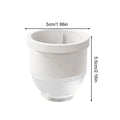 Silicone Ice Ball Maker Mold – Large Round Sphere Ice Cube Tray Ice Ball Mold PLUSH White