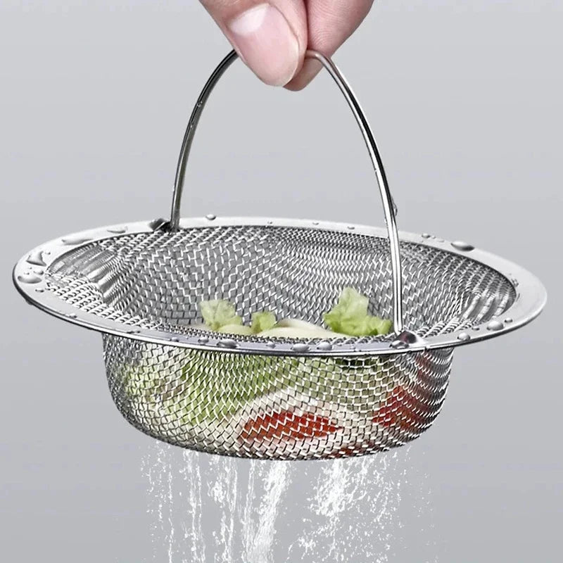 Stainless Steel Kitchen Sink Strainer & Anti-Clog Drain Filter Sink Drain Strainer PLUSH