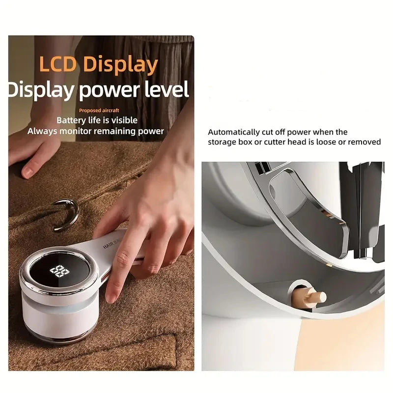 USB Electric Lint Remover – Portable Fabric Shaver for Clothes Electric Lint Remover PLUSH