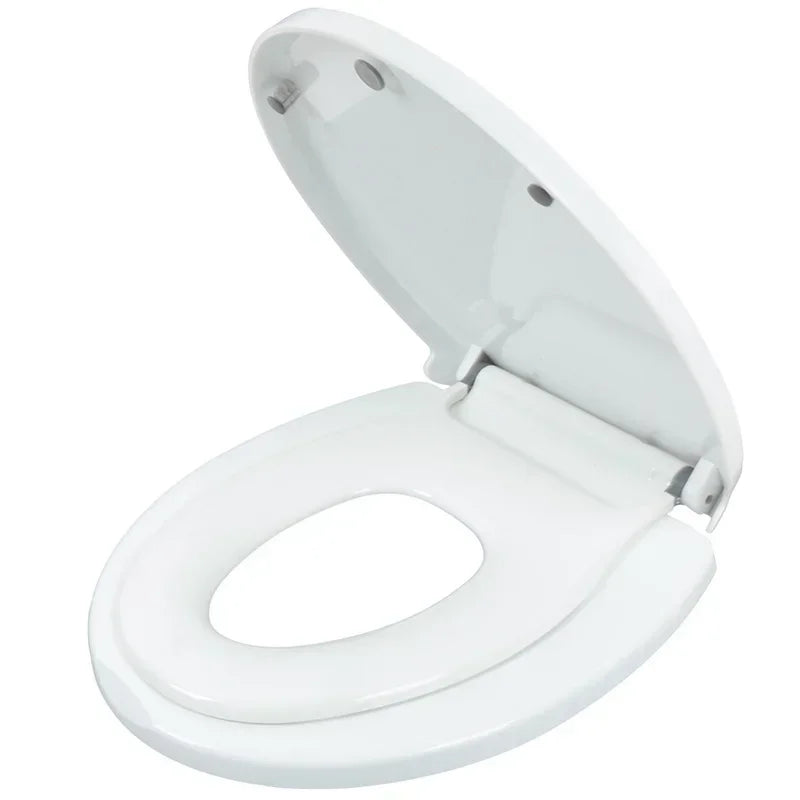 Double Layer Toilet Seat with Child Potty Training Insert | Slow-Close Potty Training Seat PLUSH