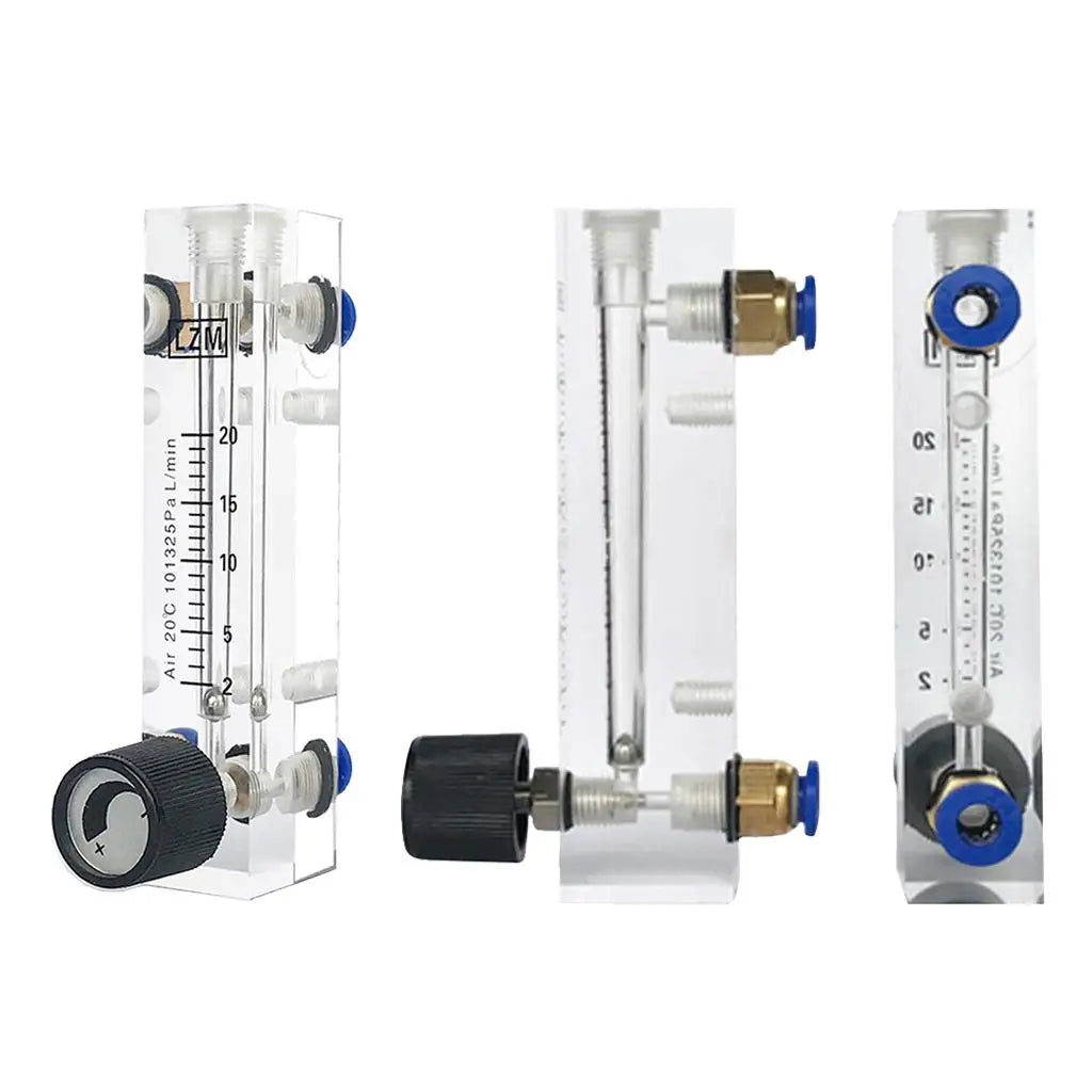 Panel Type Oxygen Flowmeter | Adjustable ABS Air Flow Meter Gas Flow Meter PLUSH