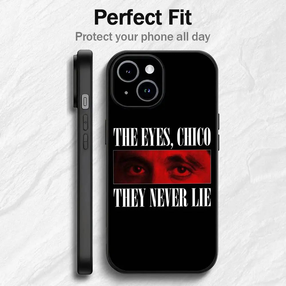 Scarface 1983 Classic Film iPhone Case – Shockproof Silicone Phone Case PLUSH -1 iPhone 15 Pro Max