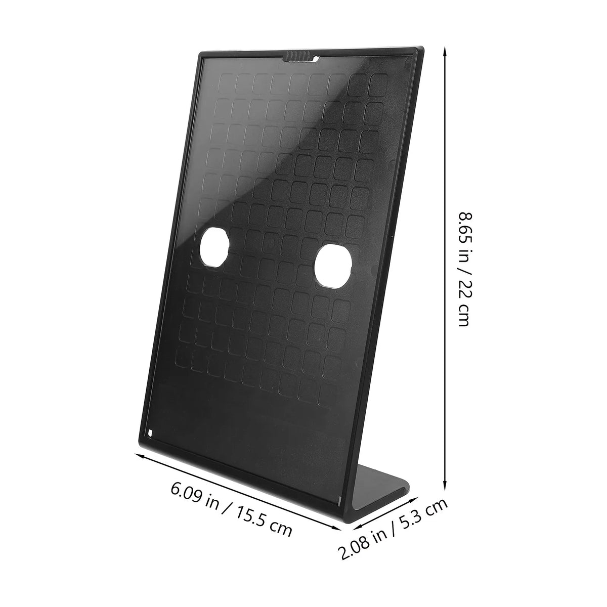 L-Shaped Clear Plastic Menu Display Stand | Tabletop Sign Holder Menu Display Stand PLUSH 21X14.8X0.01CM