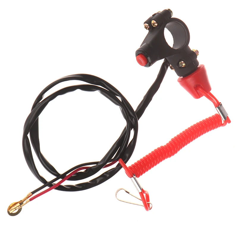 Tether Lanyard Emergency Engine Kill Switch – Motorcycle & Boat Engine Kill Switch PLUSH 1pcs