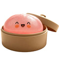 Glitter Dumplings Squishy Toy with Steamer | Slow Rise Fidget Squishy Fidget Toy PLUSH N