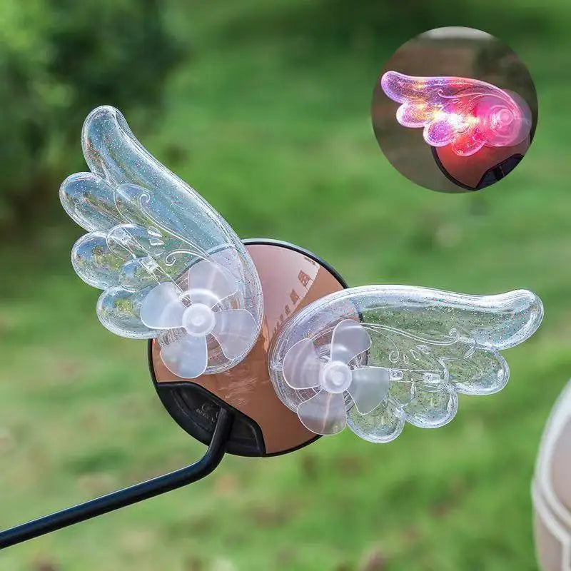 Reflective Angel & Devil Wing Helmet Stickers – Night Ride Helmet Sticker Decals PLUSH Clear