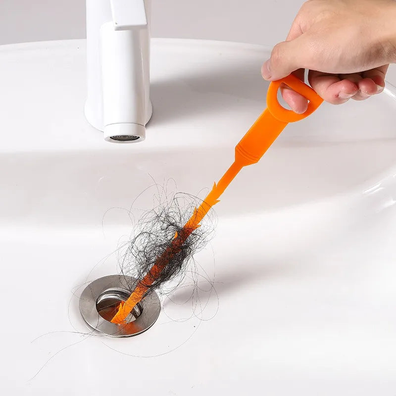 Drain Hair Catcher & Sewer Dredging Tool – 2/5/10pcs Drain Dredging Tool PLUSH