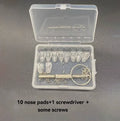10pcs Silicone Nose Pads for Glasses + Screwdriver Kit Eyeglass Repair Kit PLUSH 1 set