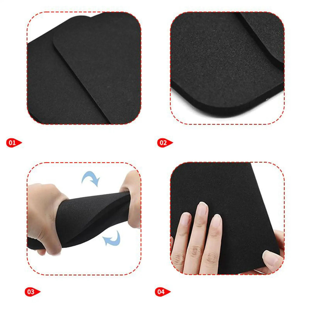4-Pack Ski Snowboard Shin Guard Pads – EVA Calf Protection Ski Shin Guards PLUSH