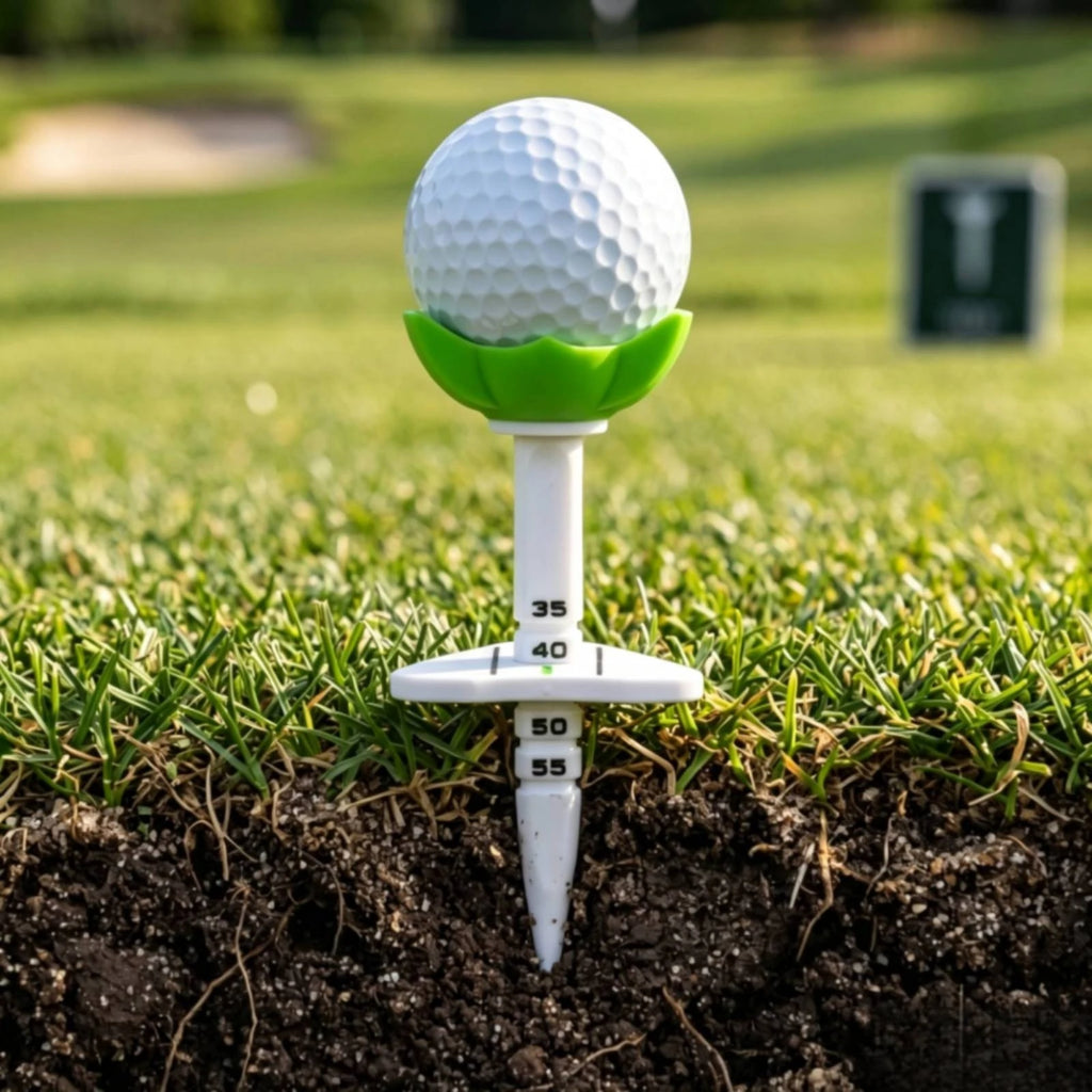 Adjustable Height Golf Tee – Stable, Reusable & Long-Lasting Adjustable Golf Tee PLUSH