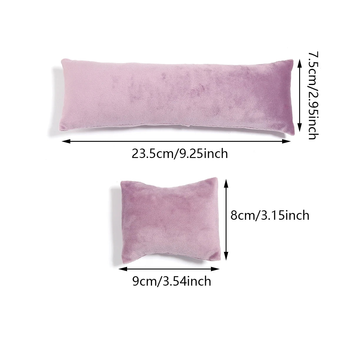 Velvet Suede Jewelry Display Pillow Set – Bracelet & Watch Holder Jewelry Display Pillow PLUSH
