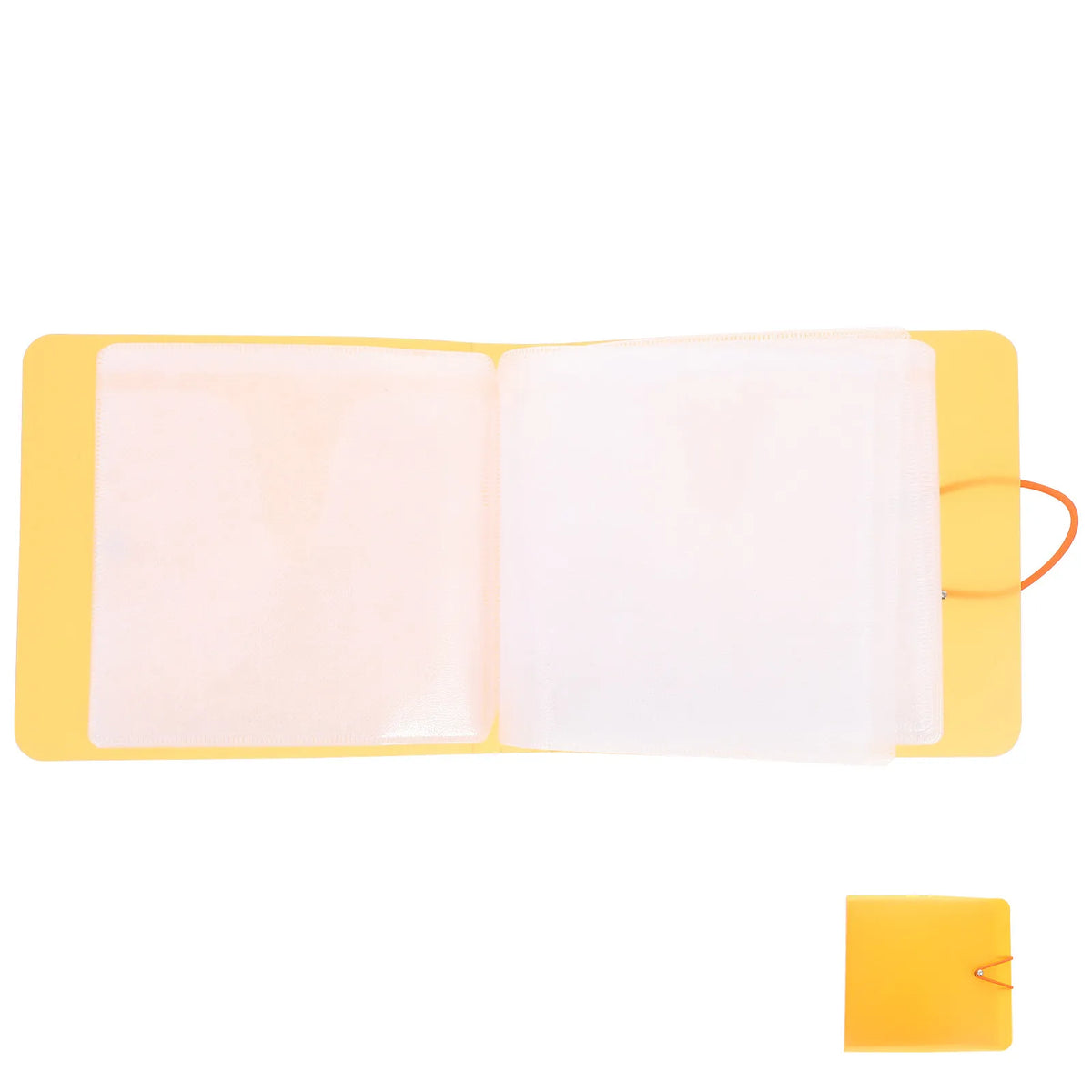 Portable CD DVD Organizer Binder Wallet Case Holder – Orange CD DVD Organizer PLUSH