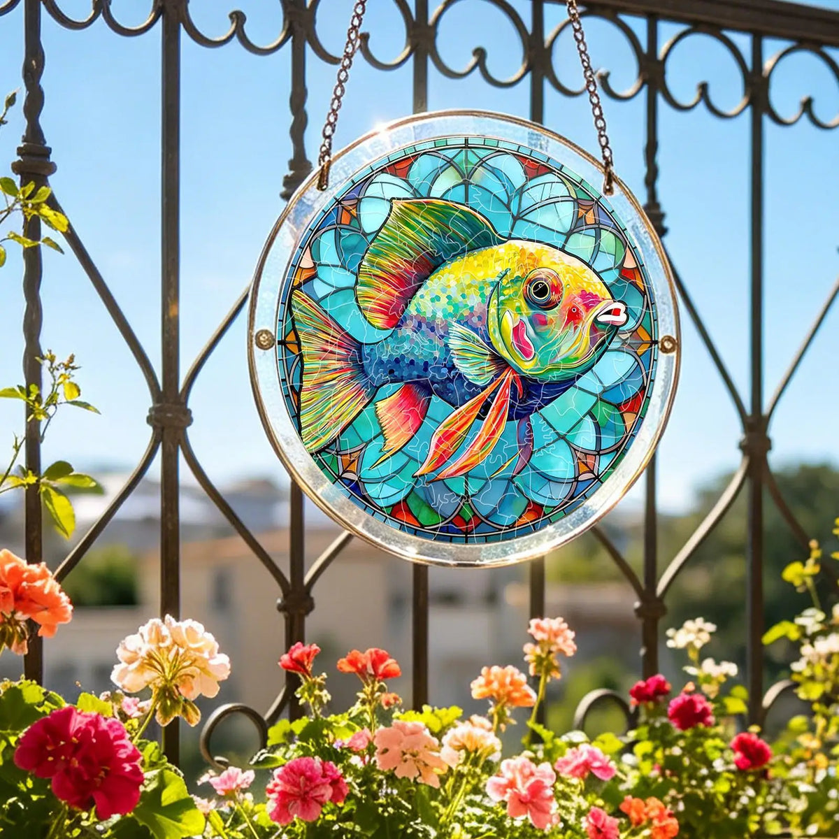 Acrylic Puzzle Suncatcher – Window Hanging Home Decor Ornament Suncatcher Ornament PLUSH