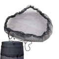 Rain Barrel Mesh Cover with Drawstring – Leaf & Debris Screen Rain Barrel Cover PLUSH 60cm