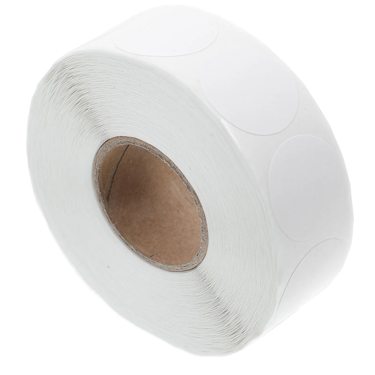 1000pcs Blank Round Circle Label Stickers 1.9cm – Printable Roll Circle Label Stickers PLUSH