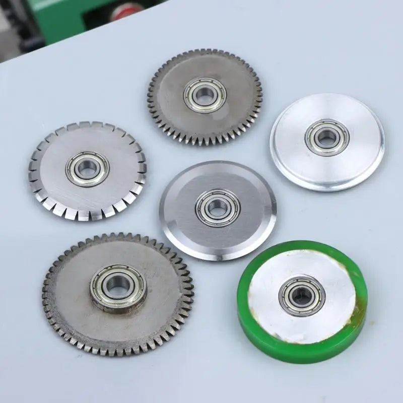 Creasing & Dotted Blade with Rubber Wheel – Paper Creasing Machine Creasing Machine Blade PLUSH