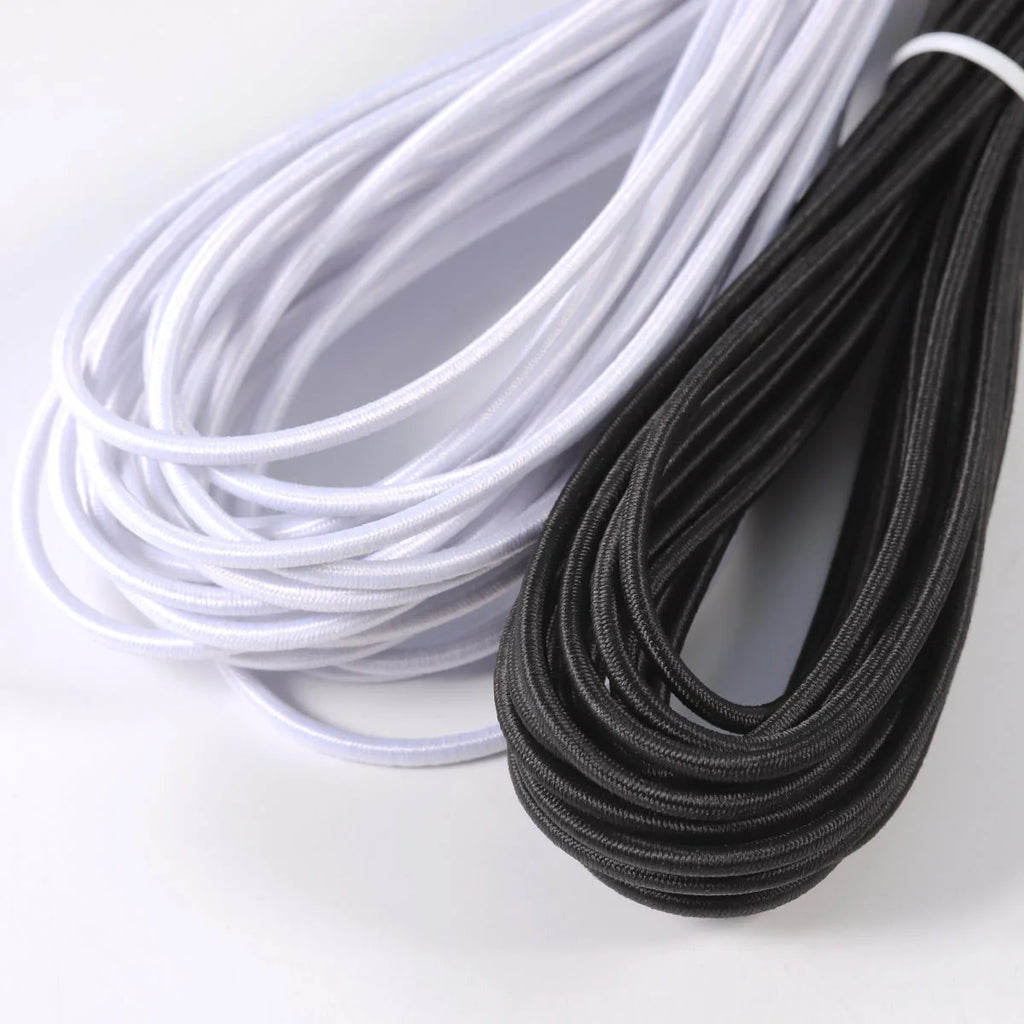 10m Round Elastic Cord Stretch String for DIY Sewing & Crafts Elastic Sewing Cord PLUSH