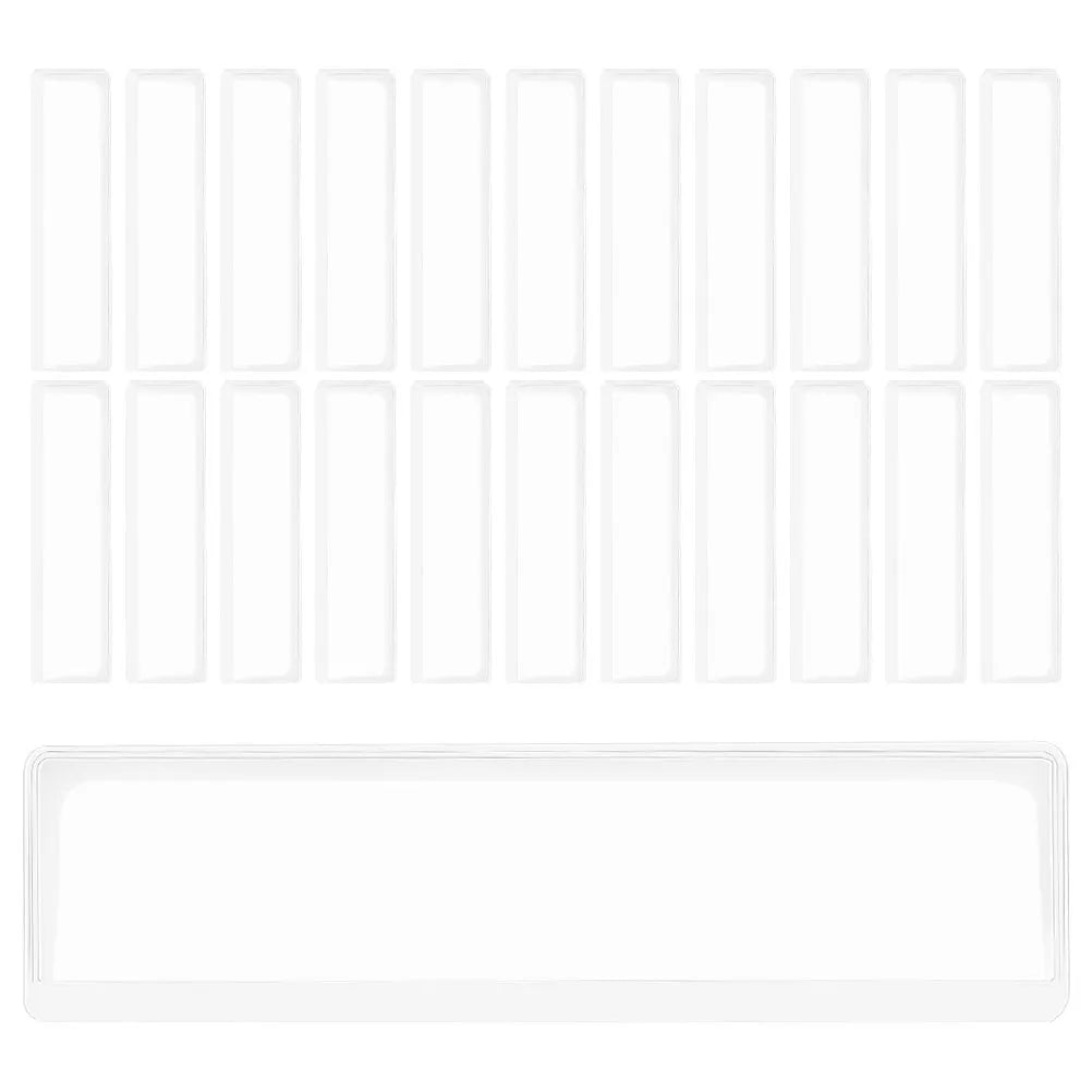 Clear Self-Adhesive Label Pockets 50 Pack – Transparent Holders Adhesive Label Holders PLUSH